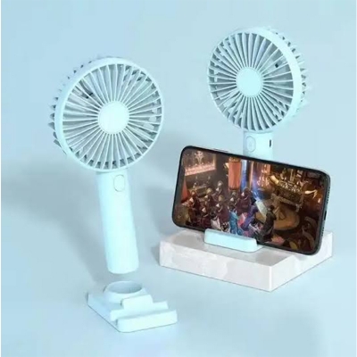 Picture of Portable Rechargeable Table Fan – Eternal Classics Design, USB Charging, Adjustable Speed, Compact and Lightweight - Multicolor