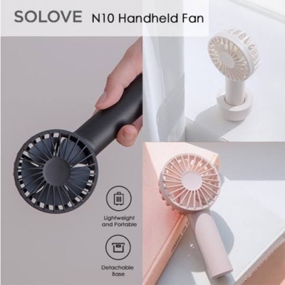 Picture of Portable Rechargeable Table Fan – Eternal Classics Design, USB Charging, Adjustable Speed, Compact and Lightweight - Multicolor