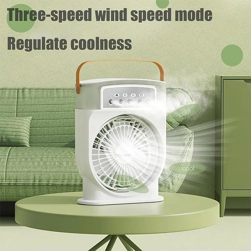 Picture of Mini Portable Cooling Fan - Rechargeable, 3-Speed Airflow, Stylish & Compact Design - Multicolor