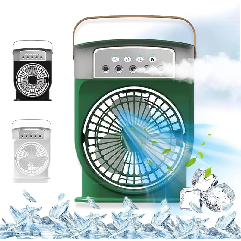 Picture of Mini Portable Cooling Fan - Rechargeable, 3-Speed Airflow, Stylish & Compact Design - Multicolor