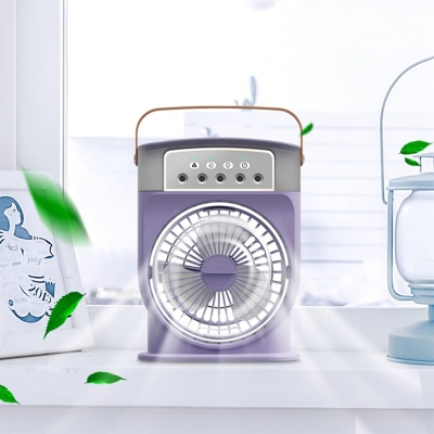 Picture of Mini Portable Cooling Fan - Rechargeable, 3-Speed Airflow, Stylish & Compact Design - Multicolor