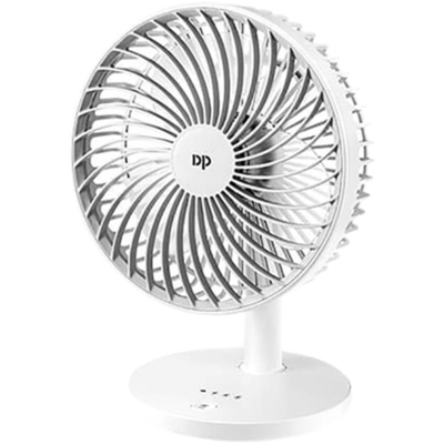 Picture of DP-7625 Desktop Portable Rechargeable Fan - 1500mAh Battery, 3-Speed, Multi-Angle Adjustable - Multicolor