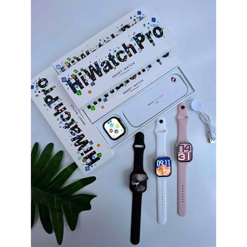 Picture of HiWatch Pro Smartwatch – 2.0” HD Display, Bluetooth Calling, Wireless Charging, Health & Fitness Tracker, IP67 Waterproof – TX100 Max Edition - Multicolor