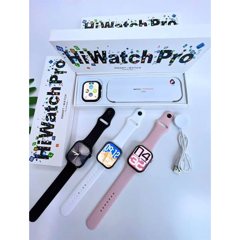 Picture of HiWatch Pro Smartwatch – 2.0” HD Display, Bluetooth Calling, Wireless Charging, Health & Fitness Tracker, IP67 Waterproof – TX100 Max Edition - Multicolor