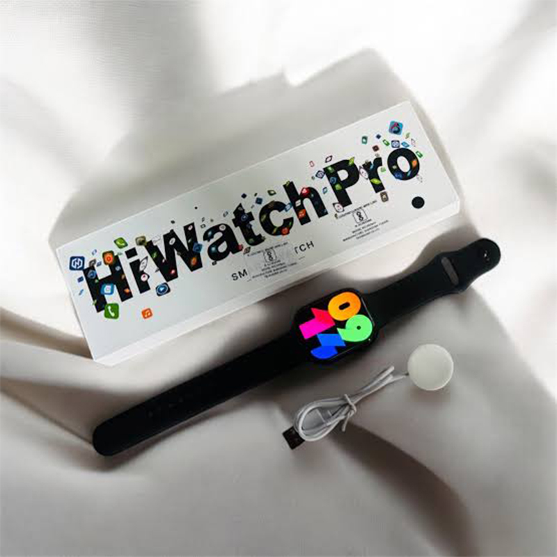 Picture of HiWatch Pro Smartwatch – 2.0” HD Display, Bluetooth Calling, Wireless Charging, Health & Fitness Tracker, IP67 Waterproof – TX100 Max Edition - Multicolor