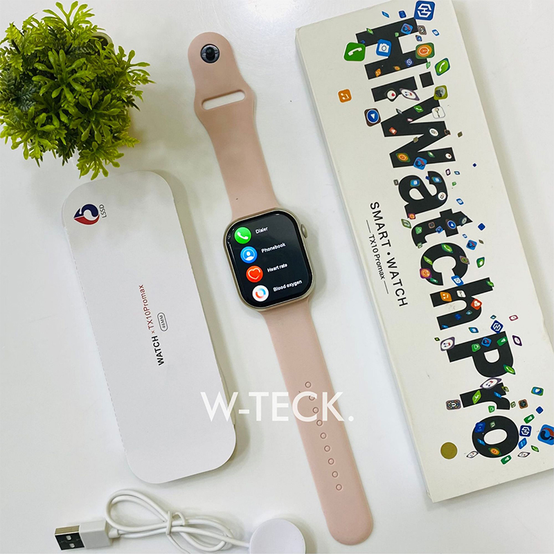 Picture of HiWatch Pro Smartwatch – 2.0” HD Display, Bluetooth Calling, Wireless Charging, Health & Fitness Tracker, IP67 Waterproof – TX100 Max Edition - Multicolor