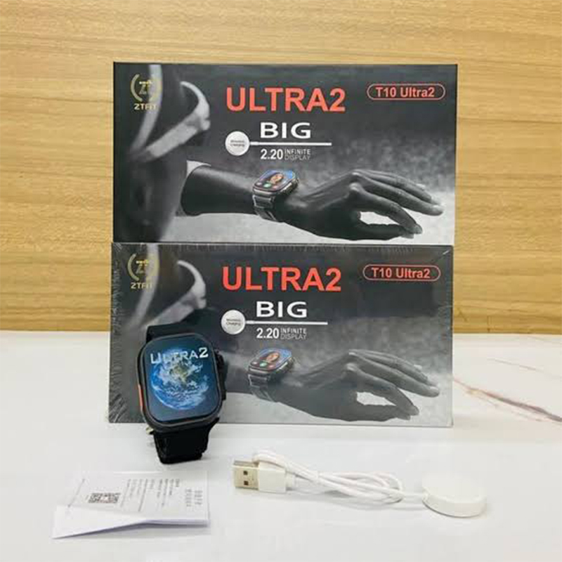 Picture of T10 Ultra 2 Smartwatch – 2.19” Infinite Display, Wireless Charging, Fitness Tracker, Bluetooth Call & Waterproof – Hiwatch PRO - Multicolor
