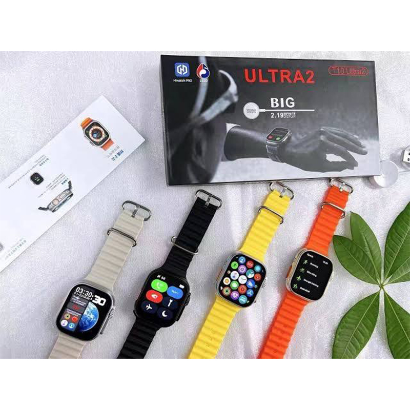 Picture of T10 Ultra 2 Smartwatch – 2.19” Infinite Display, Wireless Charging, Fitness Tracker, Bluetooth Call & Waterproof – Hiwatch PRO - Multicolor