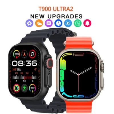 Picture of T900 Ultra 2 Smartwatch – 2.19” Infinite Display, Bluetooth Calling, Fitness Tracker, Wireless Charging, IP67 Waterproof – LAXASFIT - Multicolor