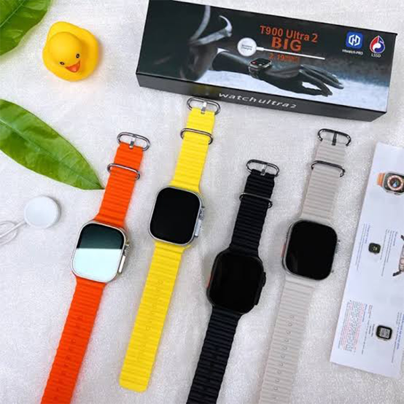 Picture of T900 Ultra 2 Smartwatch – 2.19” Infinite Display, Bluetooth Calling, Fitness Tracker, Wireless Charging, IP67 Waterproof – LAXASFIT - Multicolor