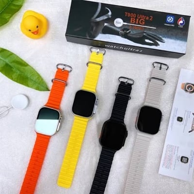 Picture of T900 Ultra 2 Smartwatch – 2.19” Infinite Display, Bluetooth Calling, Fitness Tracker, Wireless Charging, IP67 Waterproof – LAXASFIT - Multicolor