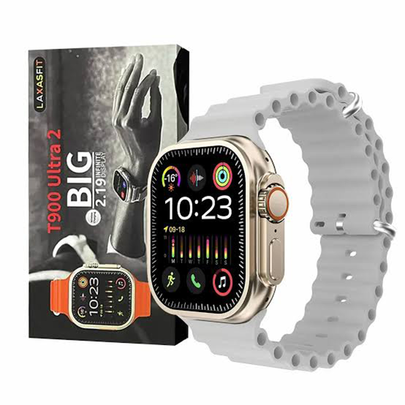 Picture of T900 Ultra 2 Smartwatch – 2.19” Infinite Display, Bluetooth Calling, Fitness Tracker, Wireless Charging, IP67 Waterproof – LAXASFIT - Multicolor