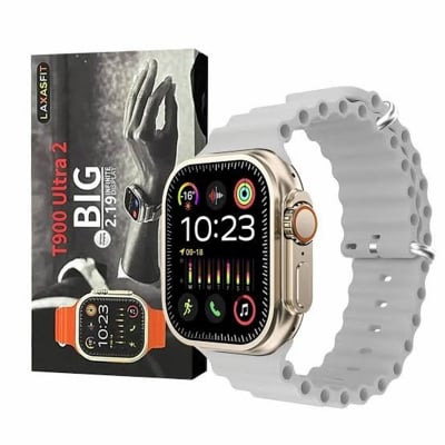 Picture of T900 Ultra 2 Smartwatch – 2.19” Infinite Display, Bluetooth Calling, Fitness Tracker, Wireless Charging, IP67 Waterproof – LAXASFIT - Multicolor