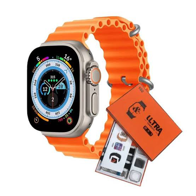 Picture of Y80 Ultra Smart Watch with 8 Straps – 2.02” IPS Full Touch Display, Bluetooth Calling, Heart Rate & Blood Pressure Monitor, IP68 Waterproof, Multi-Sports Mode, Music & Camera Control, for Android & iOS - Multicolor