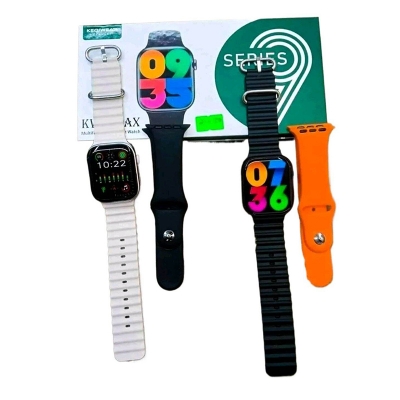 Picture of KW19 max 2.5D Curve Infinity Full HD IPS Display multicoloured double strap apple watch Series 9 - Multicolor