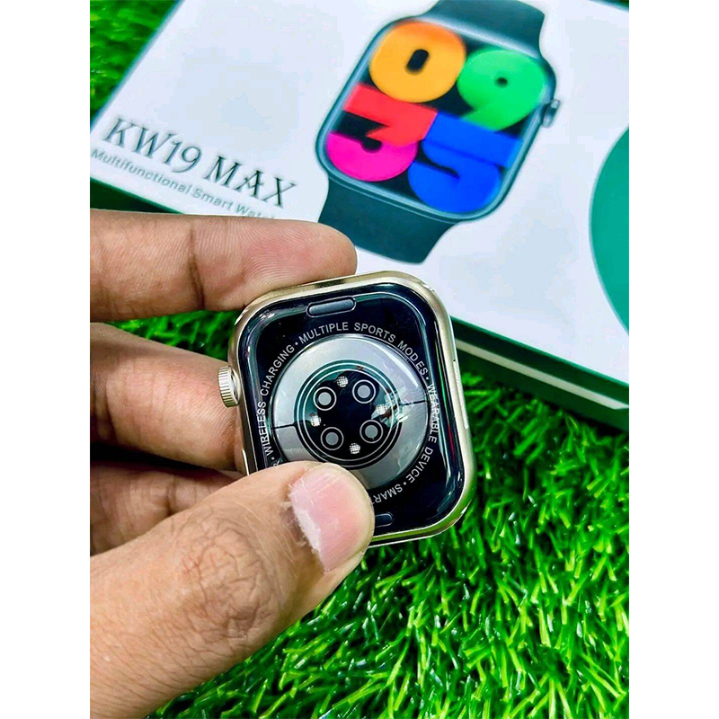 Picture of KW19 max 2.5D Curve Infinity Full HD IPS Display multicoloured double strap apple watch Series 9 - Multicolor