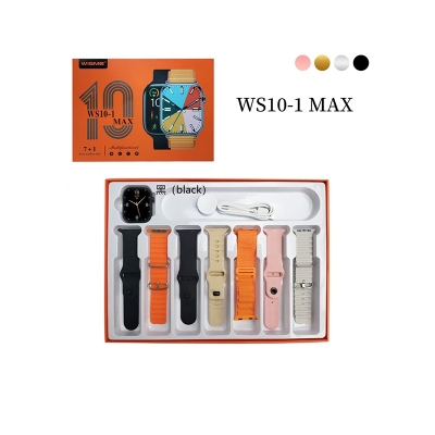 Picture of WISME WS10-1 MAX Smart Watch ⌚ | 7+1 Strap Combo 🎨 | HD Display | Bluetooth Calling 📞 | Fitness & Health Tracker 🏃‍♂️ | Multifunctional - Multicolor