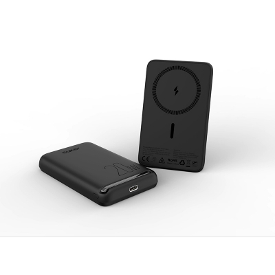 Picture of Baseus MagPro Magnetic Wireless Power Bank 5000mAh – 20W PD Fast Charging Stand 🔋📱 - Multicolor