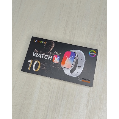 Picture of LAXASIT WATCH X 10th Anniversary Edition AMOLED Smartwatch – Premium Fitness Tracker ⌚🎉 (With 2 Straps) - Multicolor