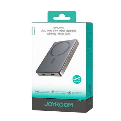 Picture of Joyroom 10000mAh 20W Ultra-Slim Metal Magnetic Wireless Power Bank – Fast Charging 🔋📱 - Multicolor