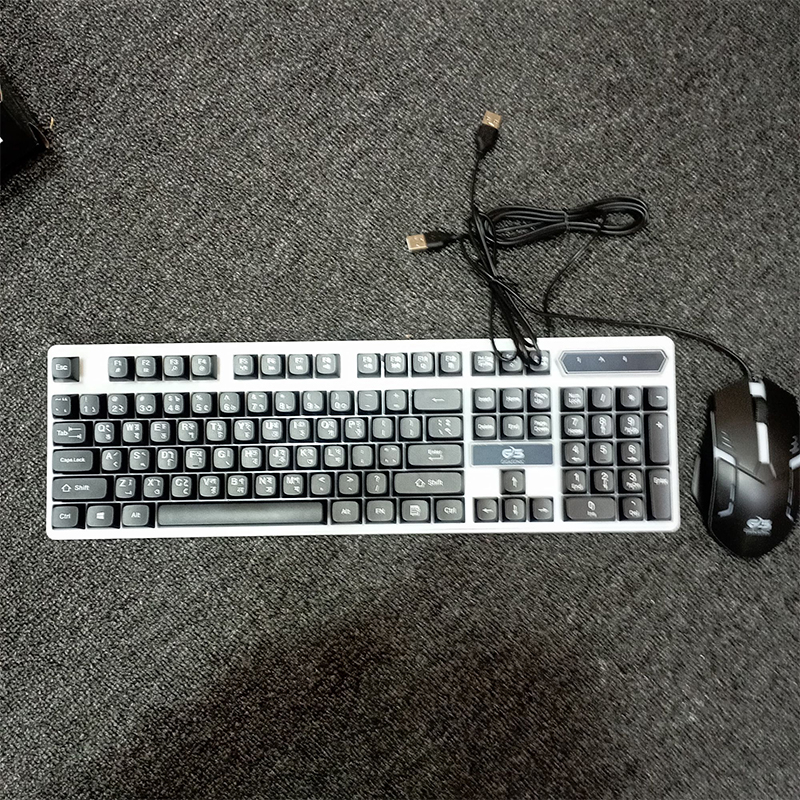 Picture of Gigasonic RGB-699GS Luminous Gaming Keyboard & Mouse Combo – RGB Backlight, High Precision Sensor, USB 2.0, 1.5M Cable 🎮💻 - Multicolor