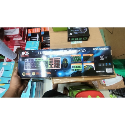Picture of Gigasonic RGB-699GS Luminous Gaming Keyboard & Mouse Combo – RGB Backlight, High Precision Sensor, USB 2.0, 1.5M Cable 🎮💻 - Multicolor