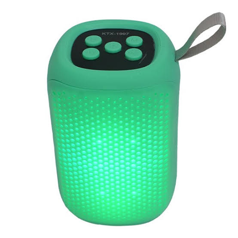 Picture of KTX-1997 Wireless Bluetooth Speaker – RGB LED Light, Deep Bass, Portable Outdoor Music Speaker 🎶🔥