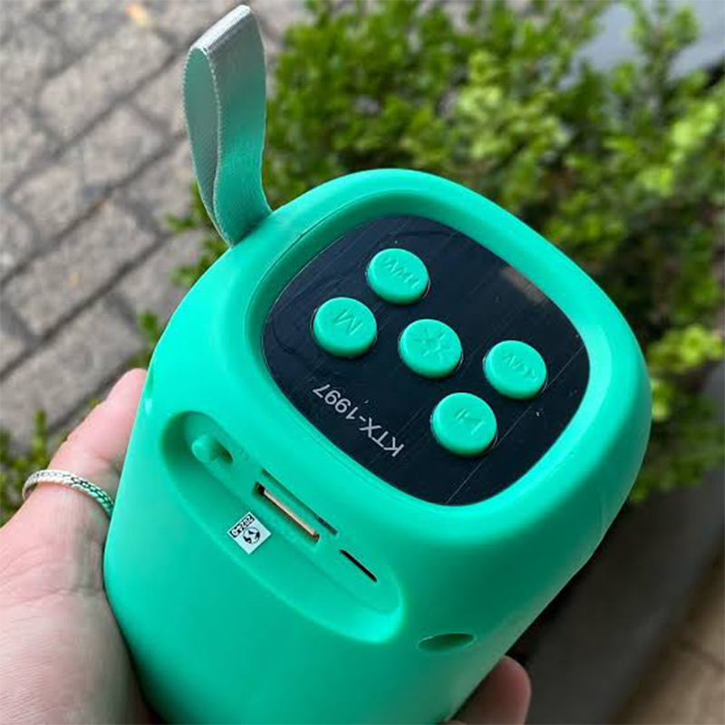 Picture of KTX-1997 Wireless Bluetooth Speaker – RGB LED Light, Deep Bass, Portable Outdoor Music Speaker 🎶🔥