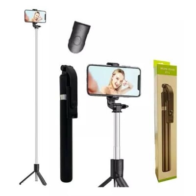 Picture of R1-L Wireless Selfie Stick with Tripod Stand – Extendable up to 5.6 Feet – Bluetooth Remote – Foldable & Lightweight 📸 - Multicolor