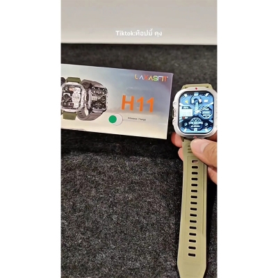 Picture of H11 Smartwatch – Rugged Military-Style Watch ⌚ | Wireless Charging ⚡ | Sports & Fitness Tracker 🏃‍♂️ | Waterproof 💦 | Bluetooth Call 📞 - Multicolor
