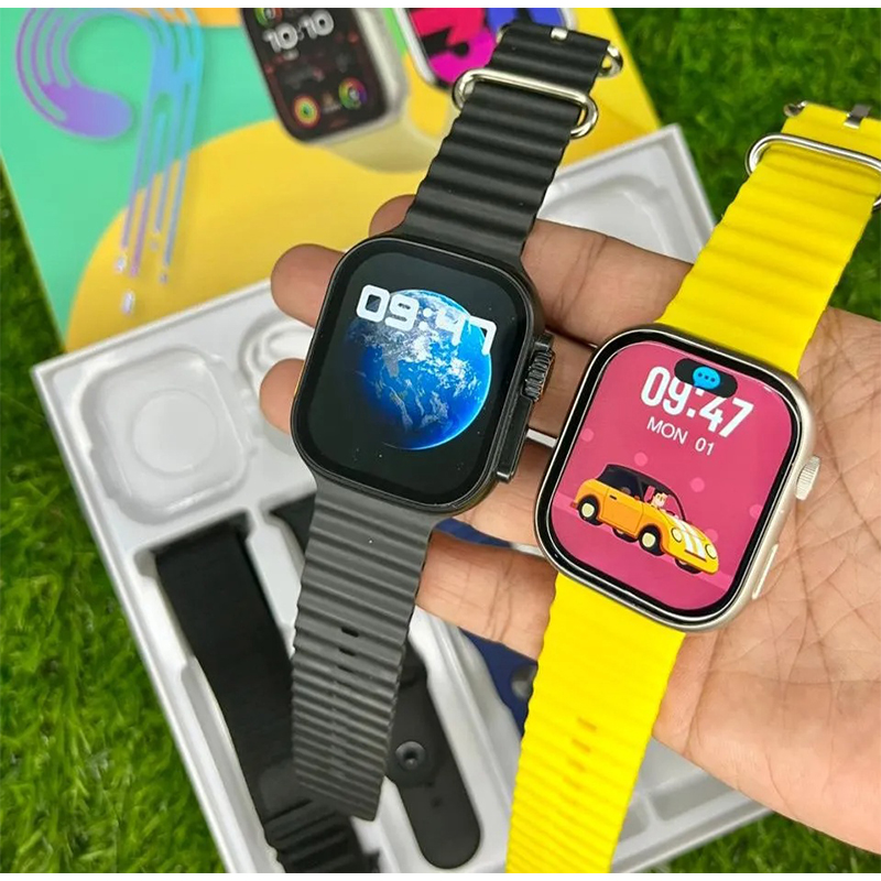 Picture of C69 Pro Smart Watch (49MM) – 2.19” Big Infinite Display, 7-in-1 Set, Wireless Charging, Fitness & Sports Tracker ⌚📱💖 - Multicolor