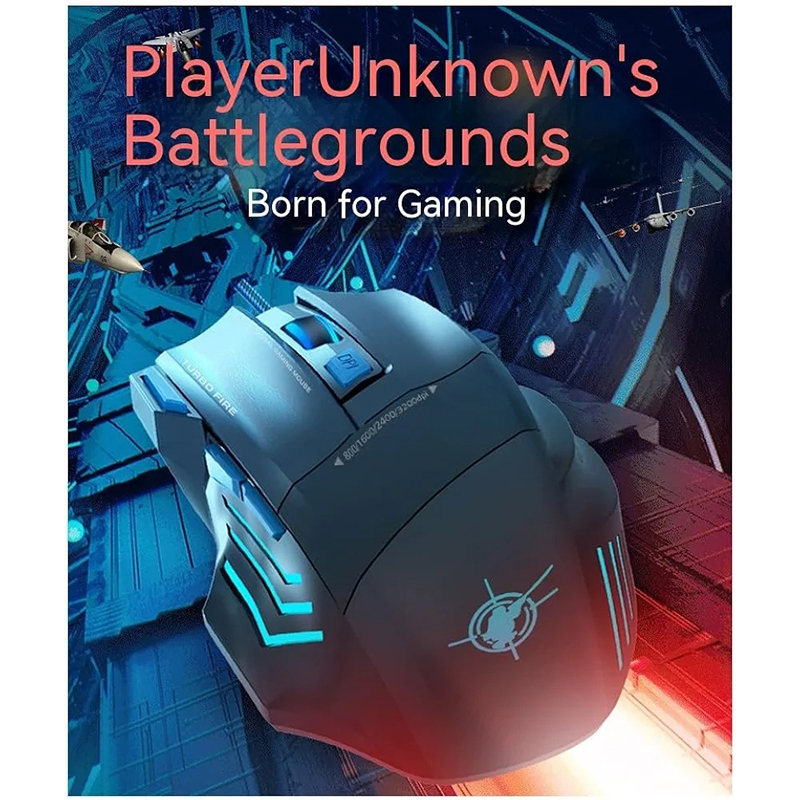 Picture of One-Handed RGB Gaming Keyboard & MS7 High-Precision Gaming Mouse Combo | Mechanical Feel | Ergonomic Design | Macro Programmable | LED Backlit | PC & Laptop Compatible | FREE F3 Mousepad - Multicolor