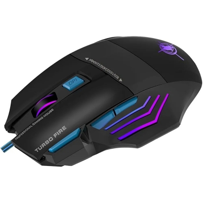 Picture of One-Handed RGB Gaming Keyboard & MS7 High-Precision Gaming Mouse Combo | Mechanical Feel | Ergonomic Design | Macro Programmable | LED Backlit | PC & Laptop Compatible | FREE F3 Mousepad - Multicolor