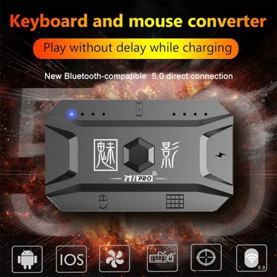Picture of M1 Pro Mobile Game Keyboard & Mouse Converter Adapter – 🕹️ Multi-Platform Gaming Support for Android – ⚡ Plug & Play USB OTG Hub for PUBG, COD, Free Fire & Fortnite 📱