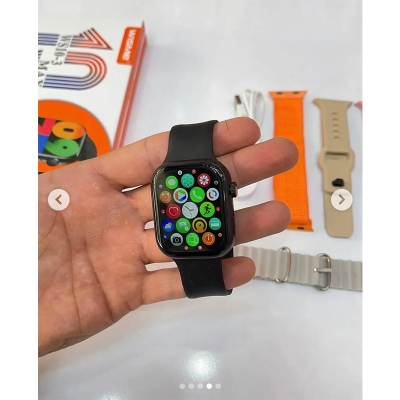 Picture of Wisme WS10-3 Max Smart Watch ⌚ | 3 Premium Straps Included 🎽 | Rugged Design | Bluetooth Calling 📞 | Fitness & Health Tracker ❤️ | HD Display 🌈 | Magnetic Charging ⚡ - Multicolor