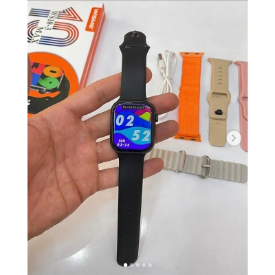 Picture of Wisme WS10-3 Max Smart Watch ⌚ | 3 Premium Straps Included 🎽 | Rugged Design | Bluetooth Calling 📞 | Fitness & Health Tracker ❤️ | HD Display 🌈 | Magnetic Charging ⚡ - Multicolor