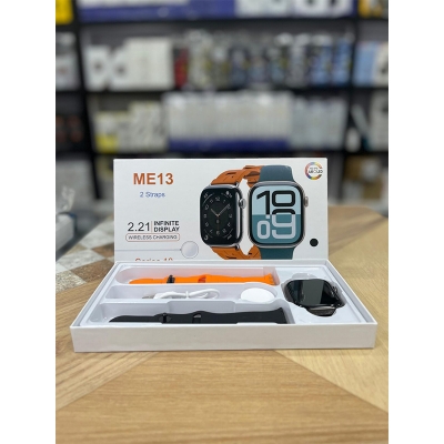 Picture of ME13 Smart Watch ⌚ | 2.21” Infinite Display 🌈 | Wireless Charging ⚡ | Fitness Tracker ❤️ | 2 Straps Included 🎽 | Series 10 Look ✨ - Multicolor