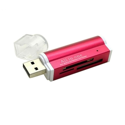 Picture of 15 in 1 All-in-One Multi Card Reader - High-Speed USB 2.0 - 480 Mbps Data Transfer - Plug & Play Compatible with SD, TF, MS, MMC, XD & More - Portable USB Card Reader