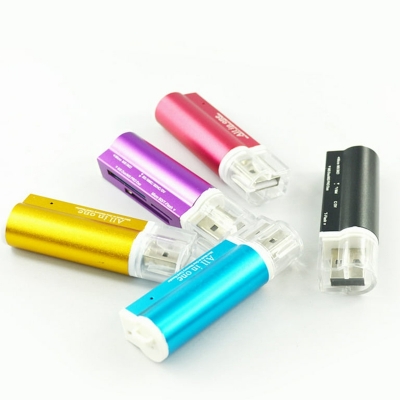 Picture of 15 in 1 All-in-One Multi Card Reader - High-Speed USB 2.0 - 480 Mbps Data Transfer - Plug & Play Compatible with SD, TF, MS, MMC, XD & More - Portable USB Card Reader