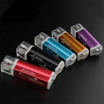 Picture of 15 in 1 All-in-One Multi Card Reader - High-Speed USB 2.0 - 480 Mbps Data Transfer - Plug & Play Compatible with SD, TF, MS, MMC, XD & More - Portable USB Card Reader