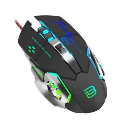 Picture of G8 RGB Luminous Wired Gaming Mouse – High Precision Optical Sensor, Adjustable DPI, Ergonomic Design & LED Backlight for PC/Laptop - Multicolor