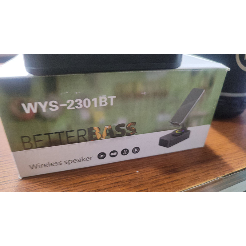 Picture of WYS-2301BT BetterBass Wireless Bluetooth Speaker with Deep Bass, Foldable Mobile Holder & Built-in Power Bank – Multifunctional Design, Loud Sound, and Adjustable Stand Support