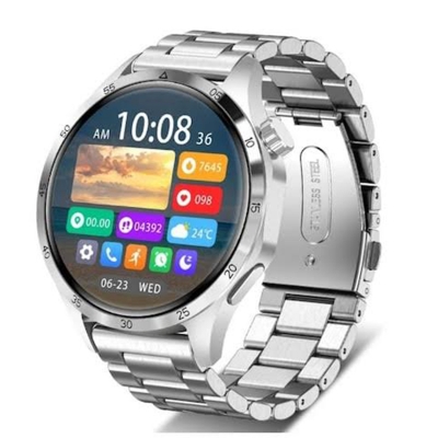 Picture of G7 MAX Smartwatch for Men with Bluetooth Calling, HD Display, Sports & Health Tracking – Metallic & Silicone Strap