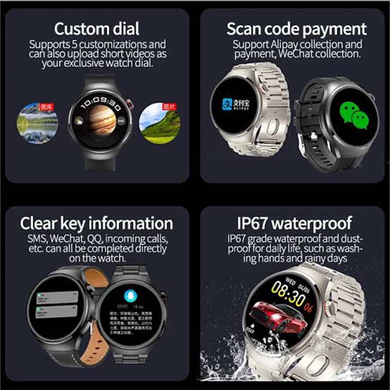 Picture of G7 MAX Smartwatch for Men with Bluetooth Calling, HD Display, Sports & Health Tracking – Metallic & Silicone Strap