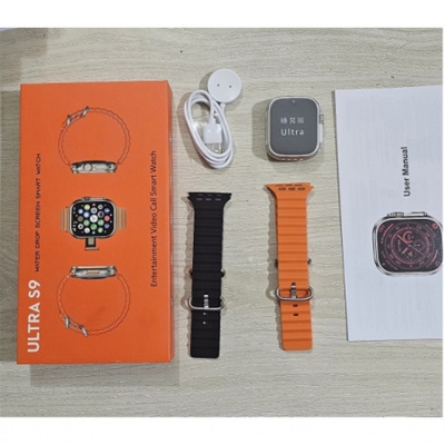 Picture of ULTRA S9 Android Smart Watch – 2.02" HD Full Touch Display – Bluetooth Calling & Video Call – Heart Rate, Blood Pressure, Sleep Monitor – Fitness Tracker – Dual Silicone Straps – Waterproof Smartwatch for Android & iOS - Multicolor