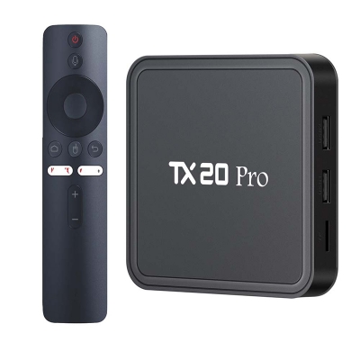 Picture of TX20 Pro Bluetooth Voice Control Smart Remote with Google Assistant – Universal Remote for Android TV, Smart TV Box, YouTube, Netflix, Prime Video & More - Multicolor