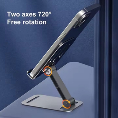 Picture of Alloy Phone Bracket Stand 720° Rotateing – NO.S379 – Foldable & Adjustable Metal Stand for Mobile & Tablet (4"-12.9") - Multicolor