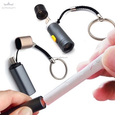 Picture of Portable Cigarette Lighter – Mini Keychain Lighter with Plug & Play Refillable Design, Windproof Metal Body, Blow-to-Ignite Function – Rechargeable & Travel-Friendly