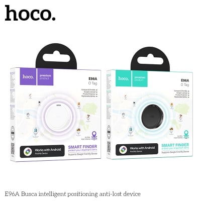 Picture of HOCO E96A Smart Finder – Compact Bluetooth Locator, Google Find My Device Compatible, Long Battery Life (6–8 Months), ABS Design - Multicolor