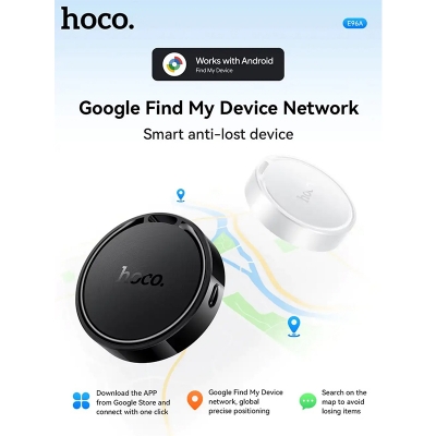 Picture of HOCO E96A Smart Finder – Compact Bluetooth Locator, Google Find My Device Compatible, Long Battery Life (6–8 Months), ABS Design - Multicolor
